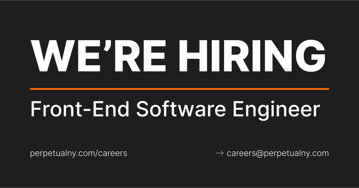 FrontEnd Software Engineer Perpetual Career